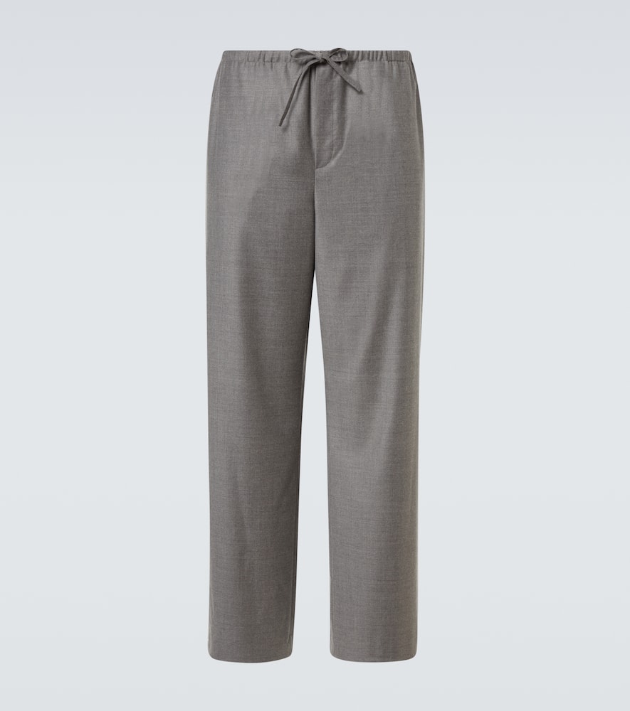 Xon virgin wool straight pants
