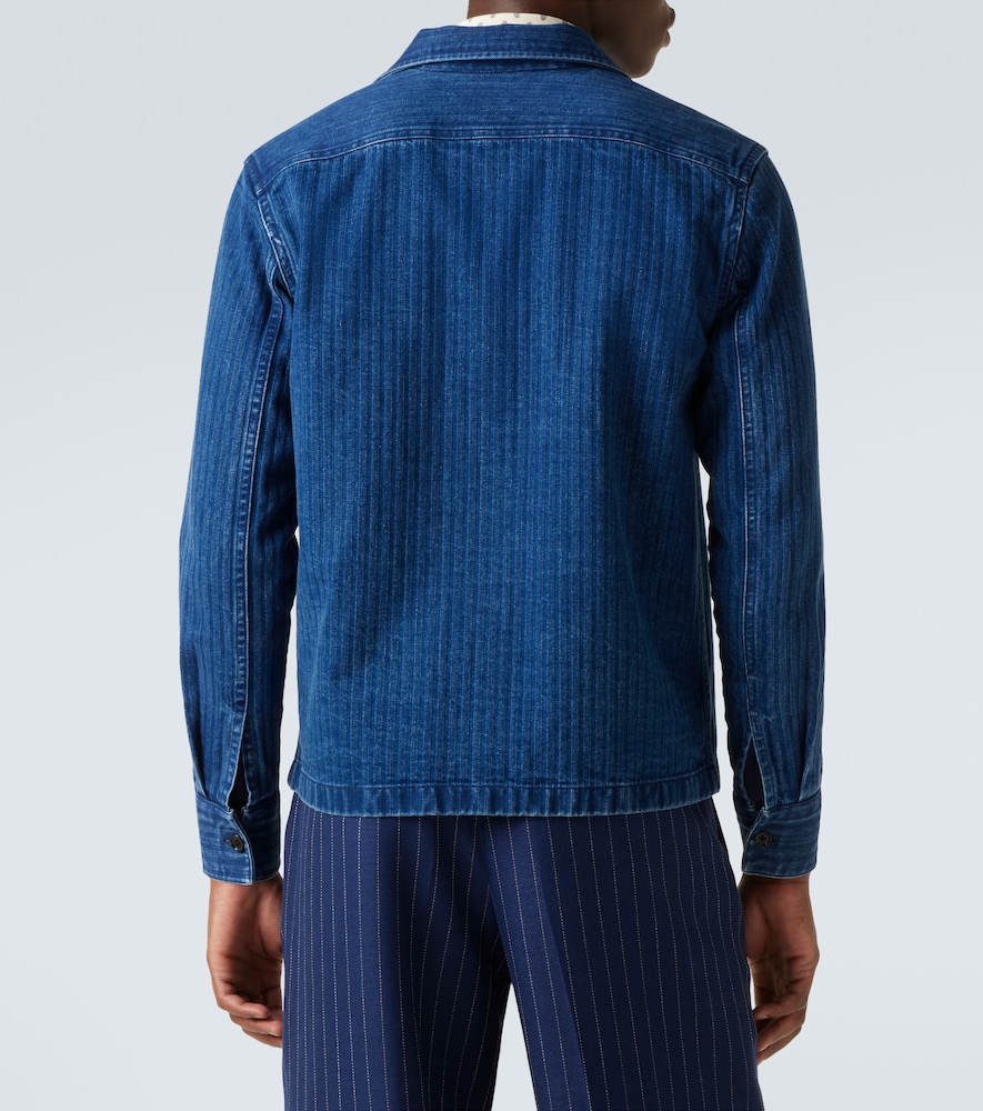  Tom Ford Tom Ford Striped Denim Overshirt 