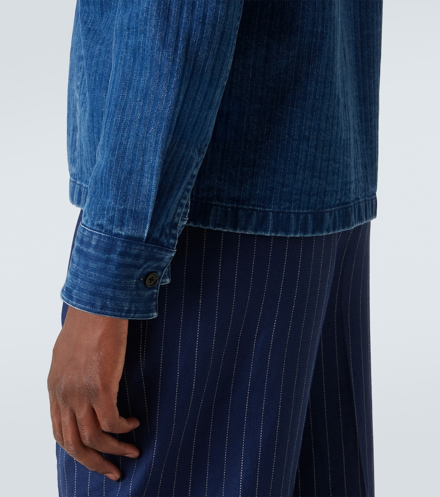  Tom Ford Tom Ford Striped Denim Overshirt 