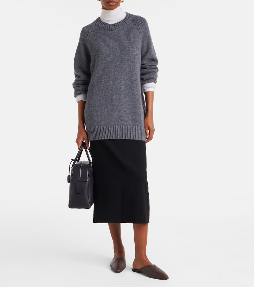 Lisa Yang Anine Cashmere Sweater In Gray
