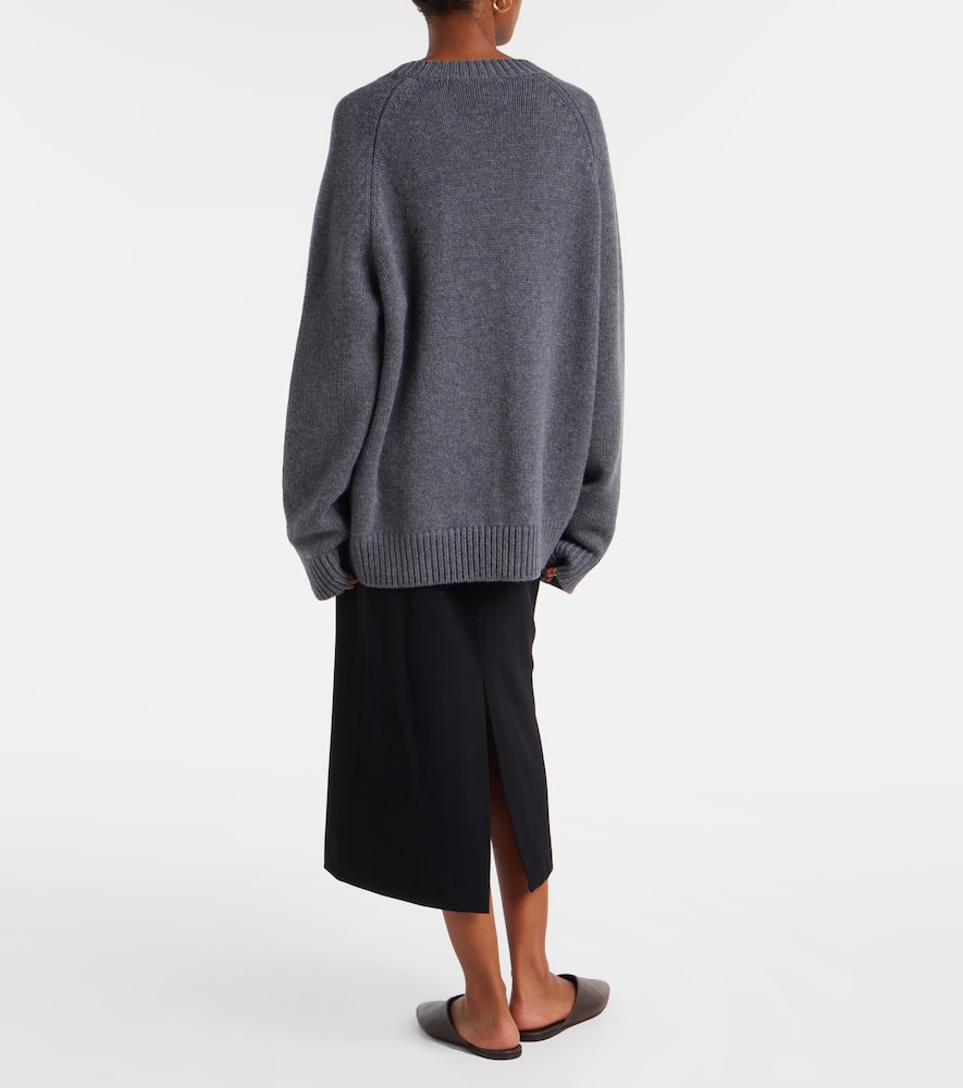 Lisa Yang Anine Cashmere Sweater In Gray