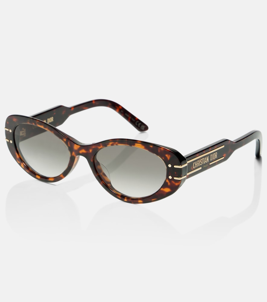  Dior Eyewear Dior Eyewear Diorsignature B8u Oval Sunglasses 