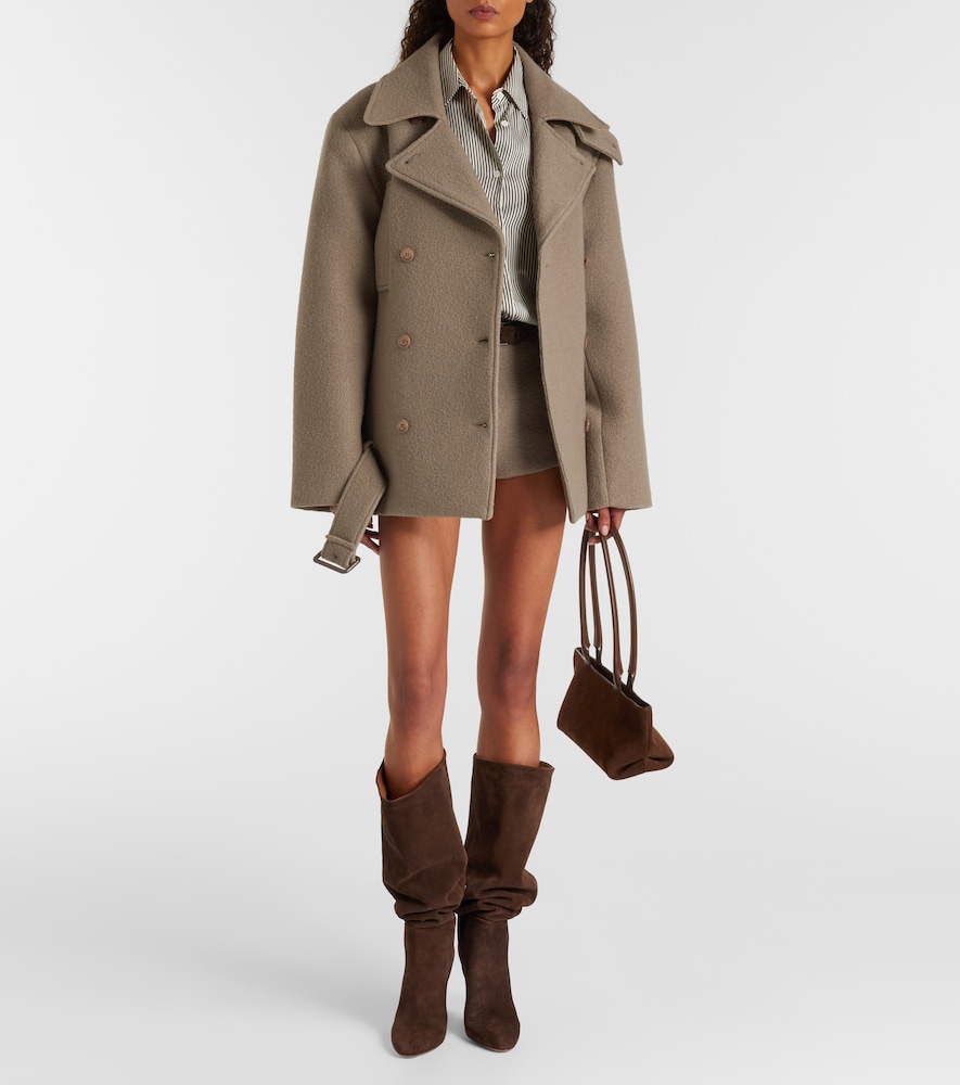 The Frankie Shop Vail virgin wool shorts