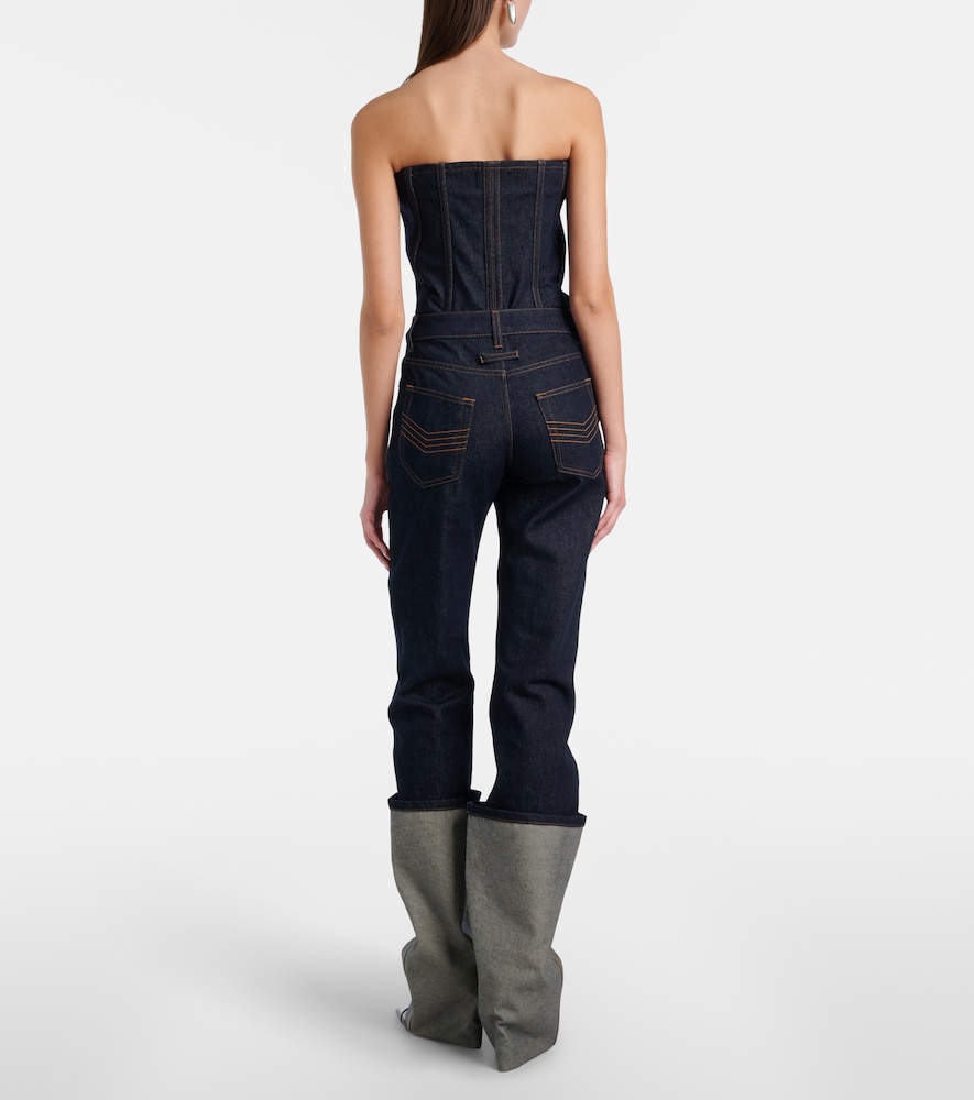  Jean Paul Gaultier Jean Paul Gaultier Cutout Straight Jeans 