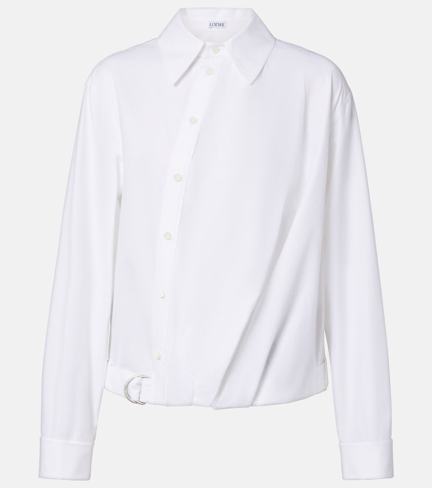 Loewe Striped cotton poplin shirt