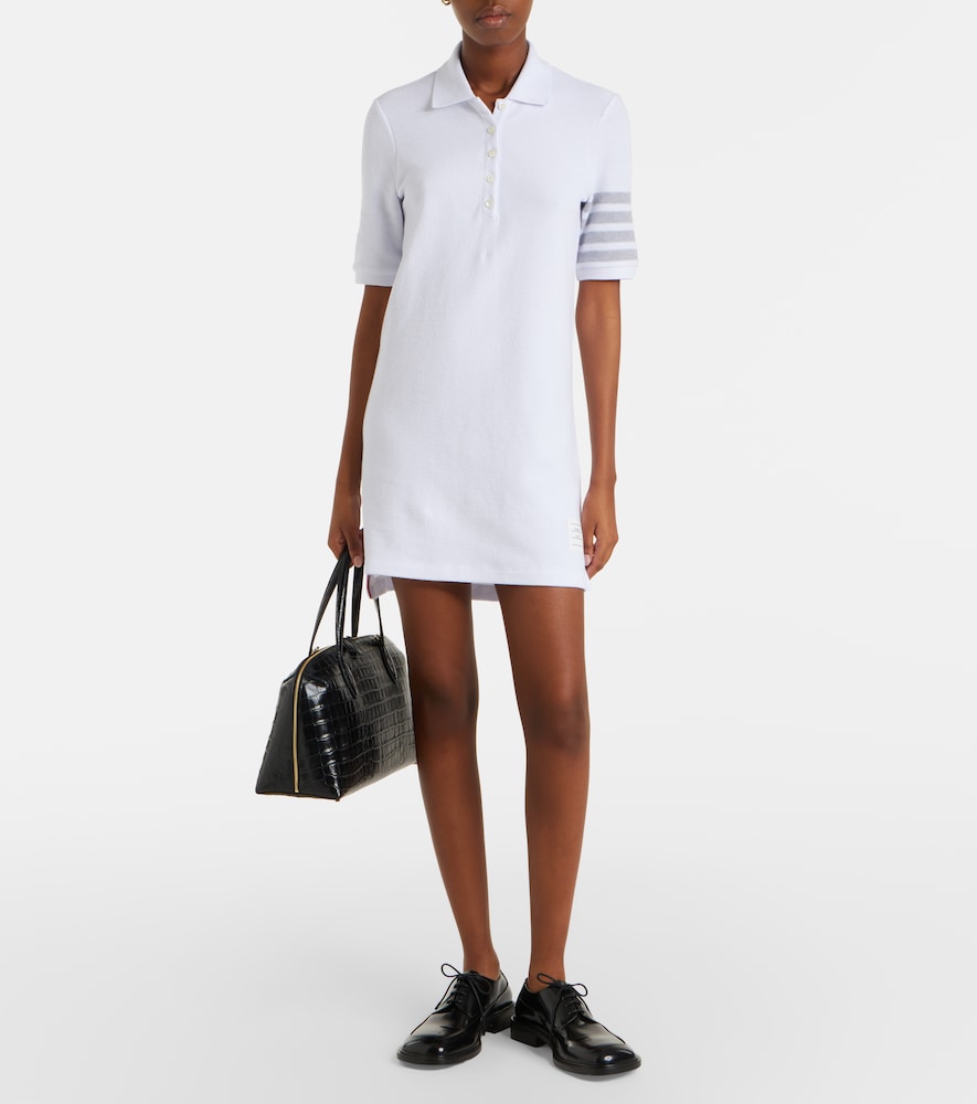  Thom Browne Thom Browne Polokleid 4-bar Aus Baumwoll-piqué 