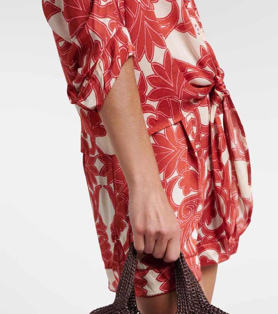 Poupette St Barth Azia Printed Top In Multi