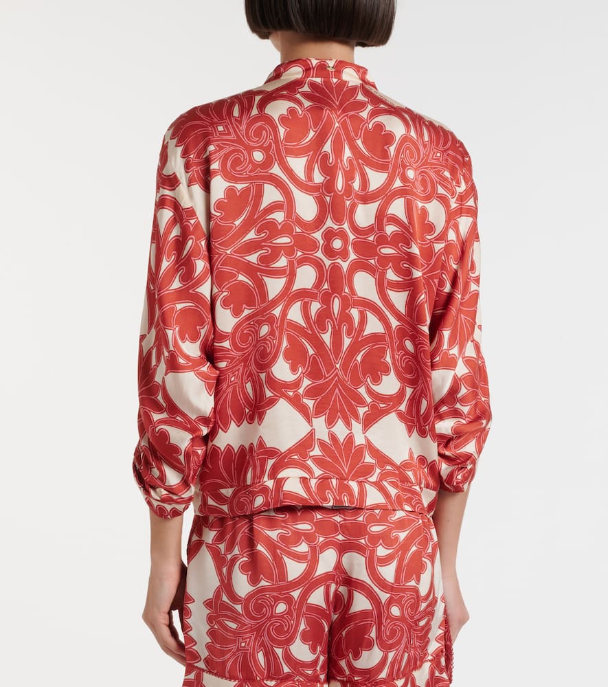 Poupette St Barth Azia Printed Top In Multi