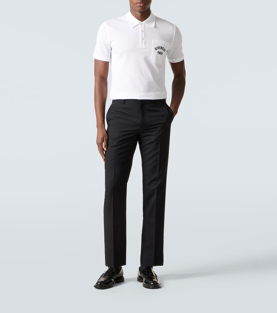 Givenchy Paris Cotton Piqué Polo Shirt