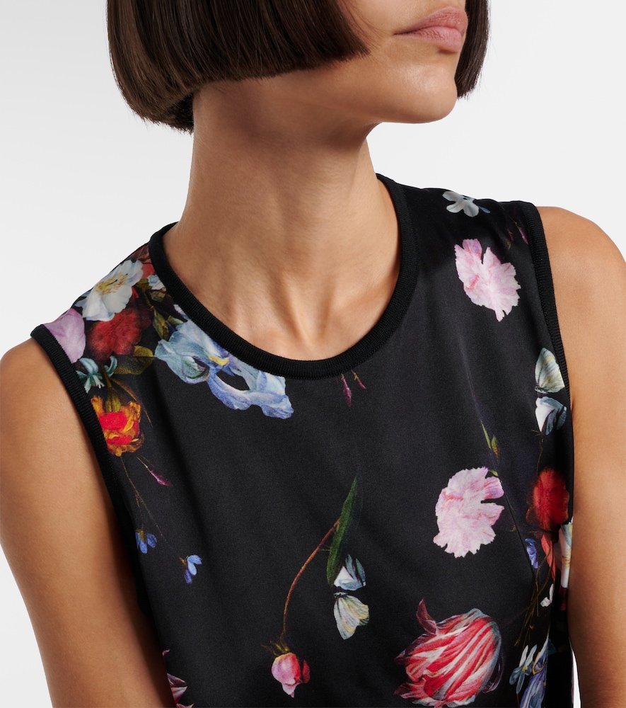  Erdem Erdem Floral Printed Wool Top 