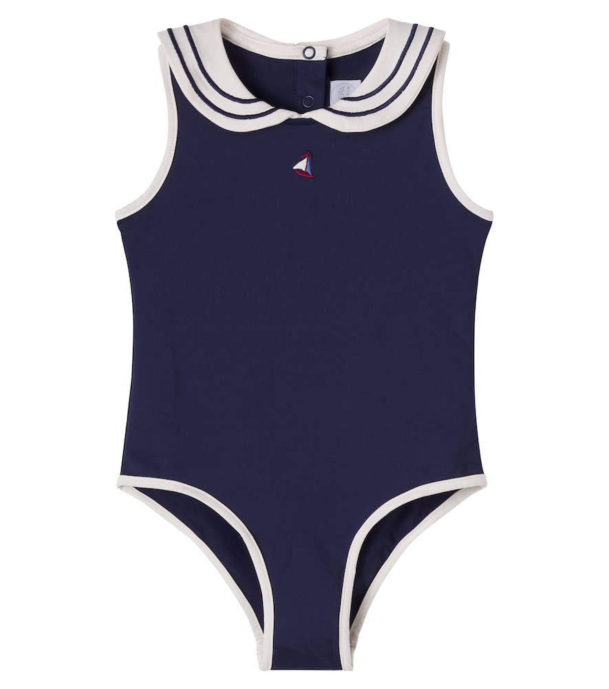 Pepa London Blue Embroidered Swimsuit Y Size 4 - Mytheresa