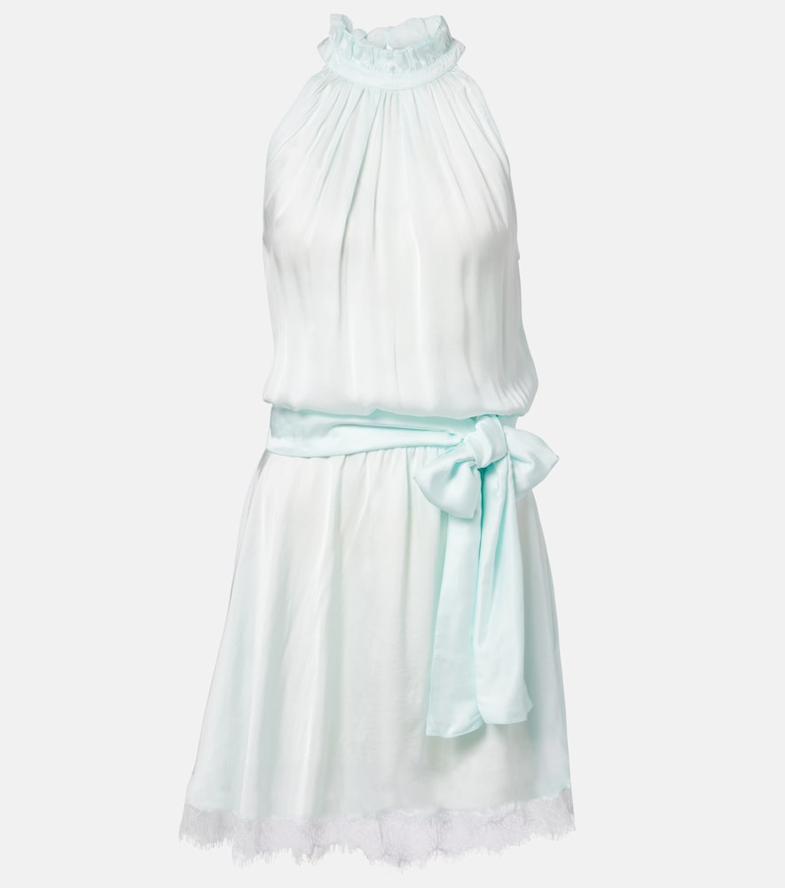 Poupette St Barth Bianca halterneck minidress