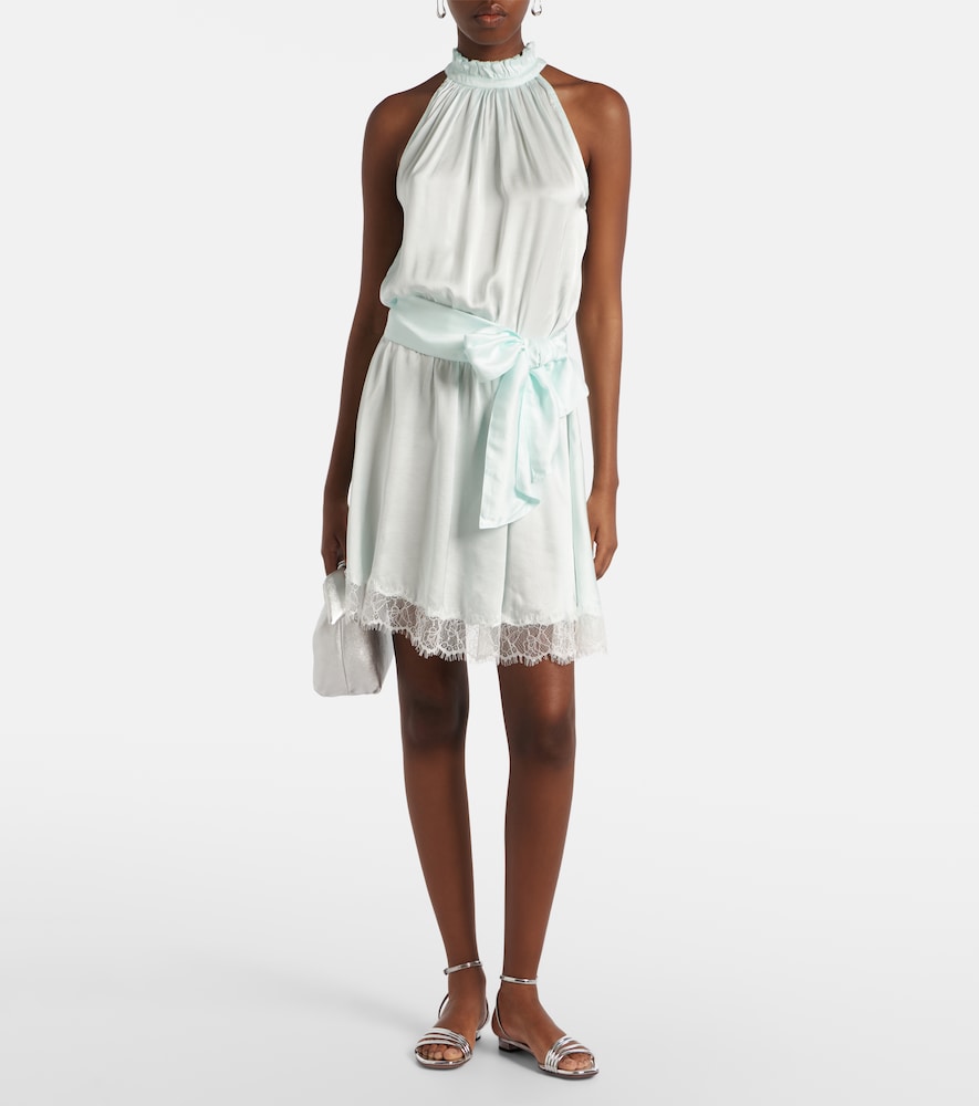  Poupette St Barth Poupette St Barth Bianca Halterneck Minidress 