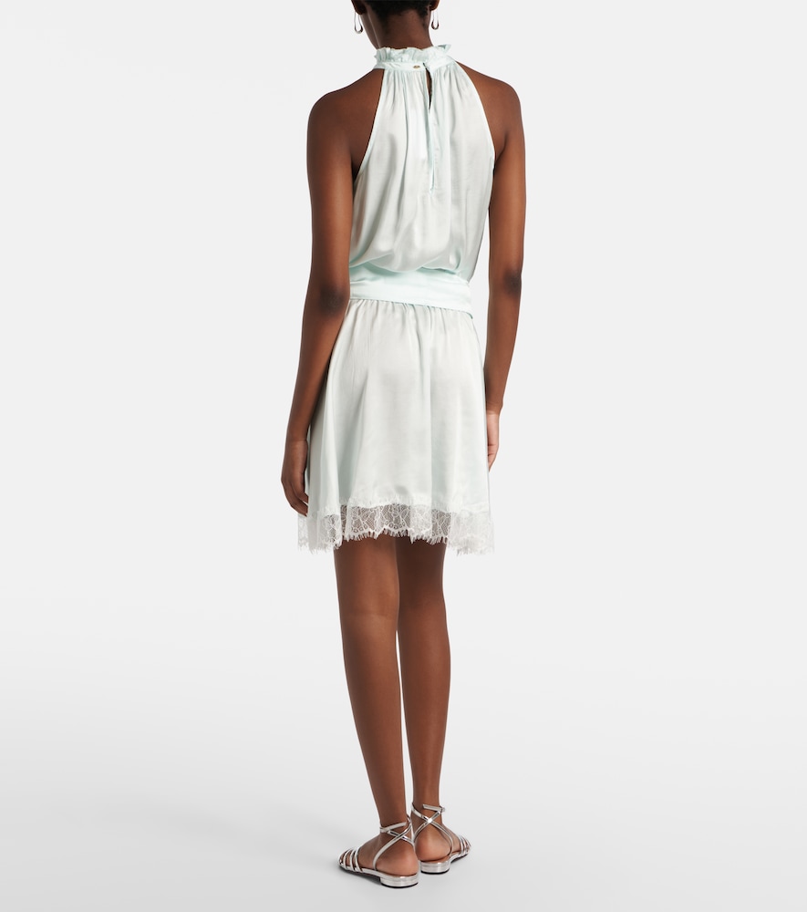  Poupette St Barth Poupette St Barth Bianca Halterneck Minidress 