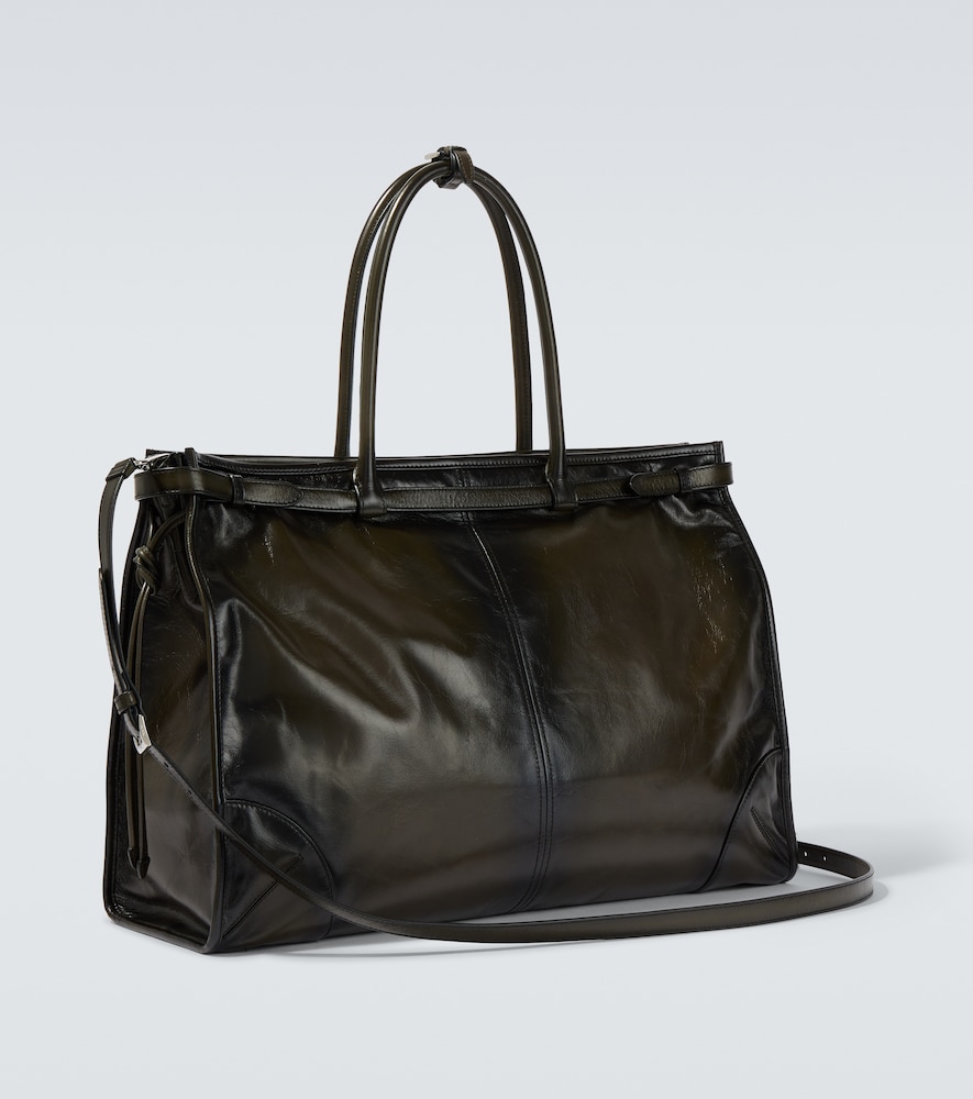  Prada Prada Prada Bonnie Leather Tote Bag 