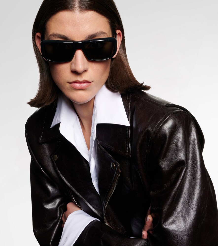  Saint Laurent Saint Laurent Eckige Sonnenbrille Sl Logo 