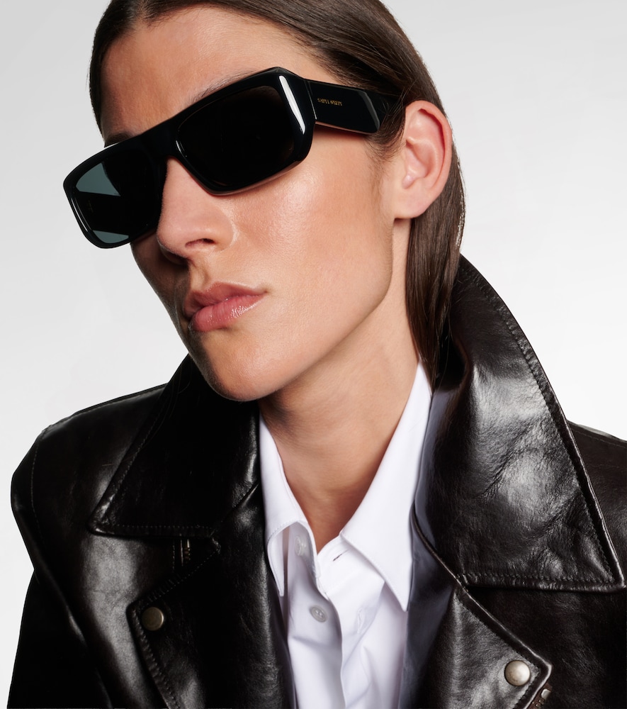  Saint Laurent Saint Laurent Eckige Sonnenbrille Sl Logo 