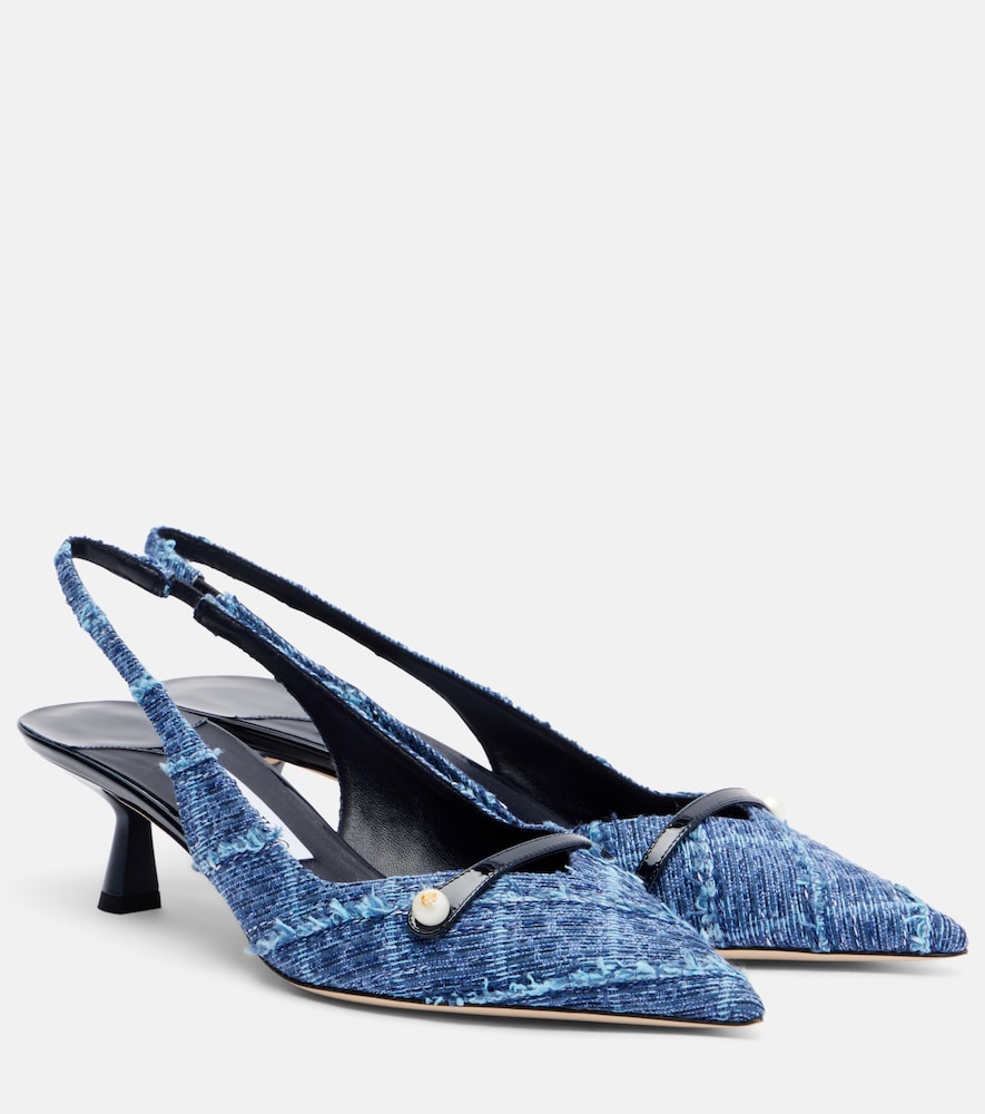 Slingback-Pumps Amita aus Denim