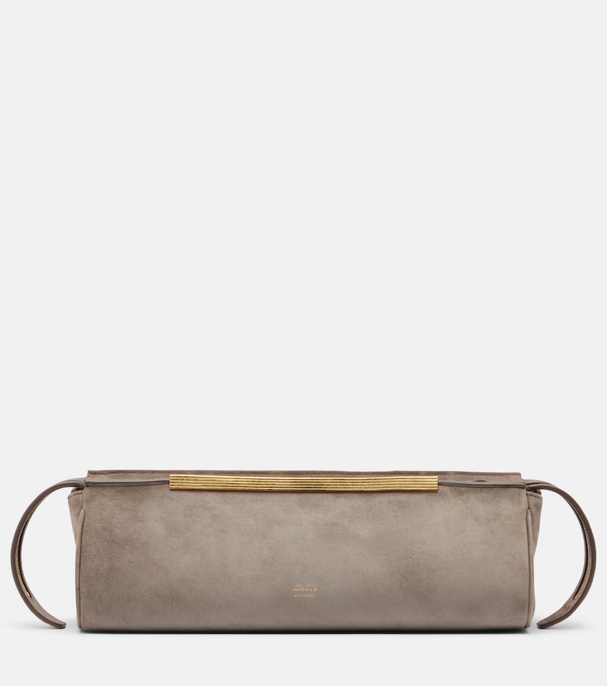 Clutch Donna aus Veloursleder