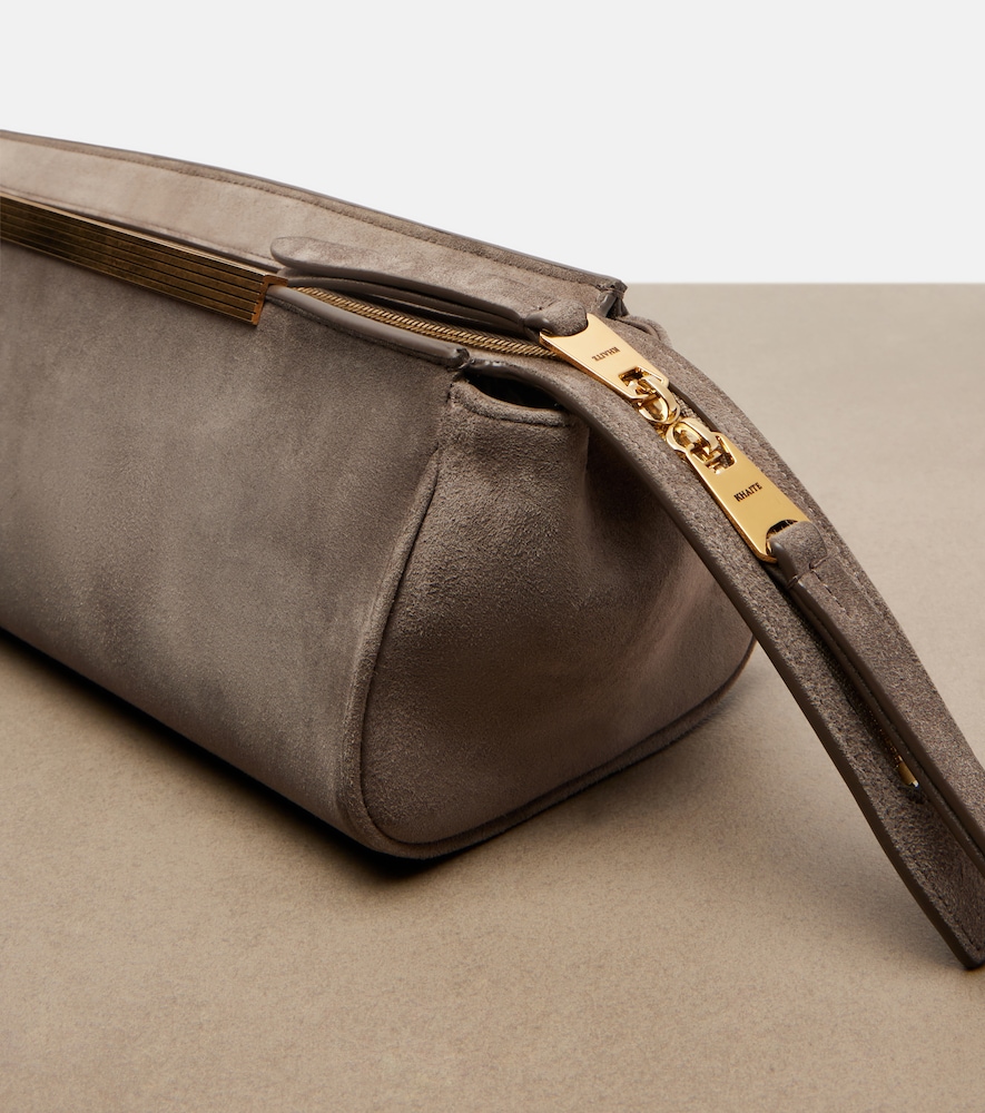 Donna Suede Clutch