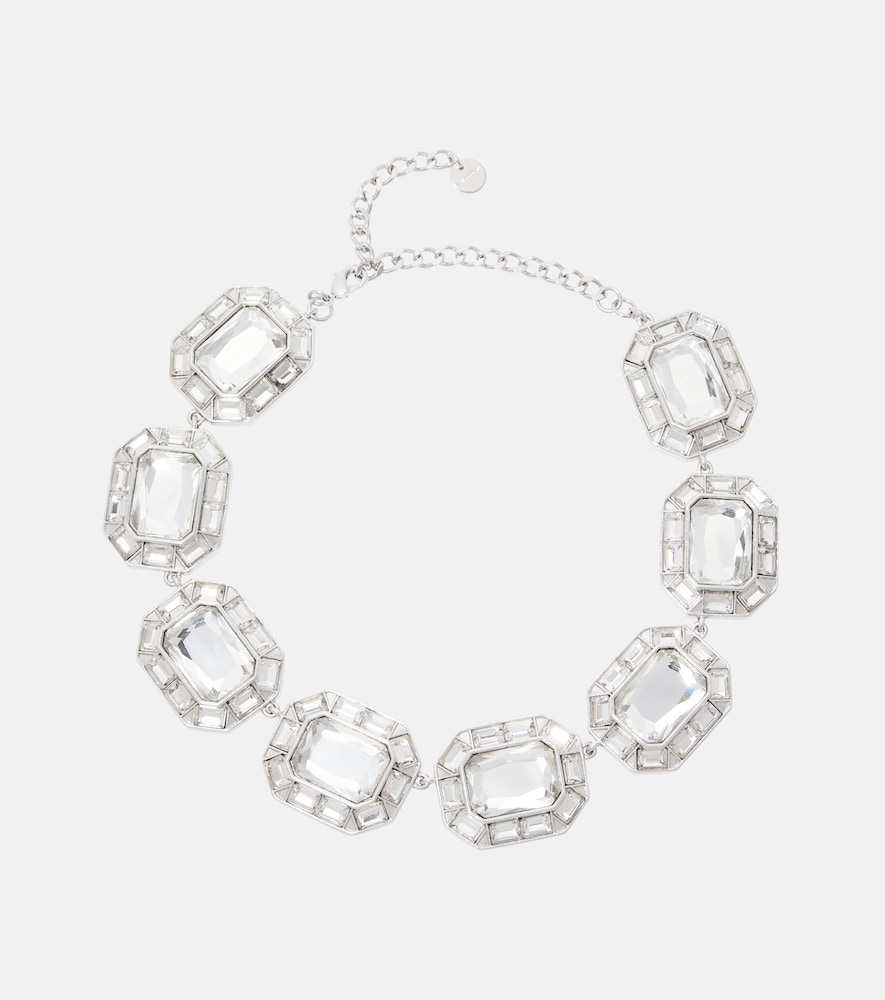 Self-Portrait Crystal-embellished choker