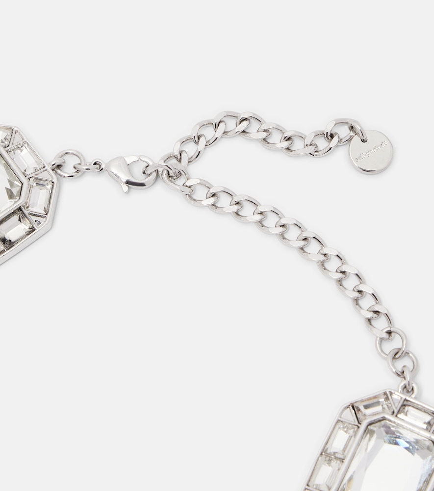  Self-portrait Self-portrait Crystal-embellished Choker 