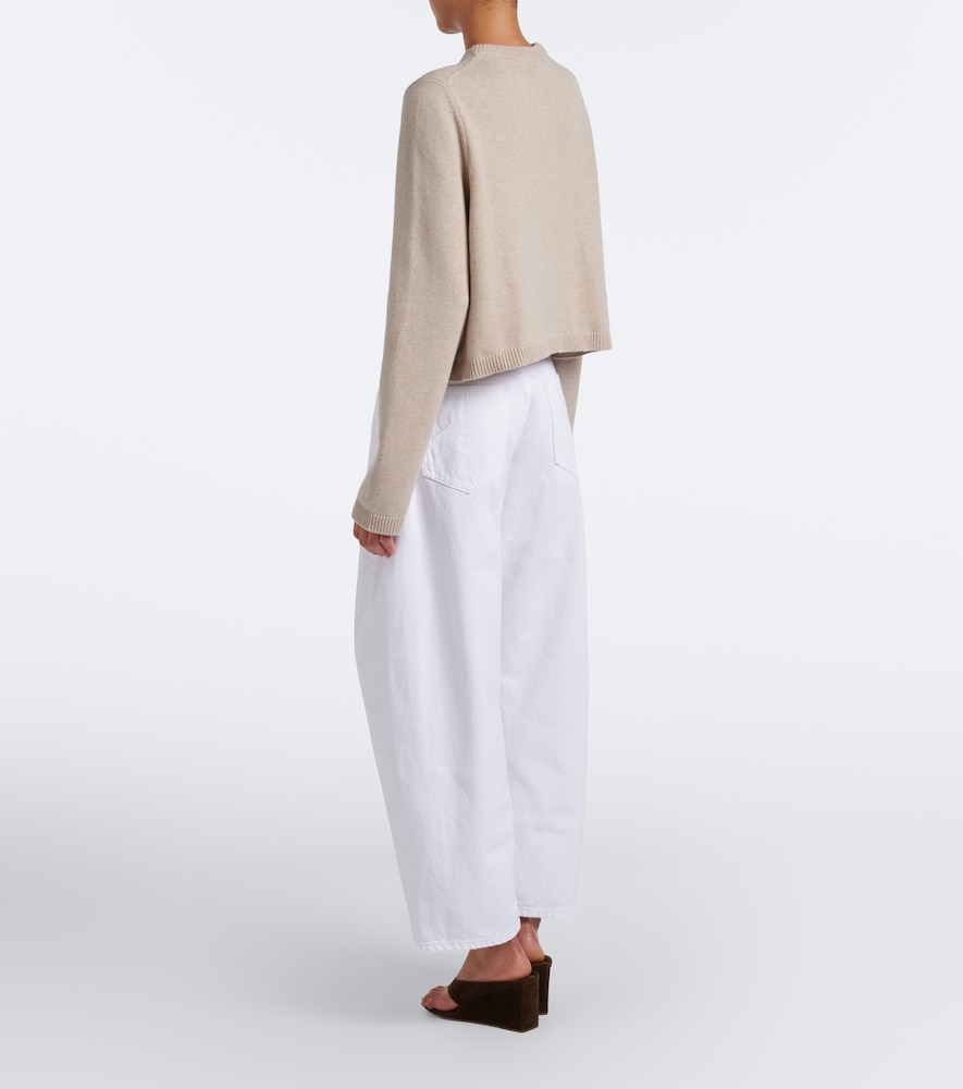 Alaïa Barrel-Leg Jeans
