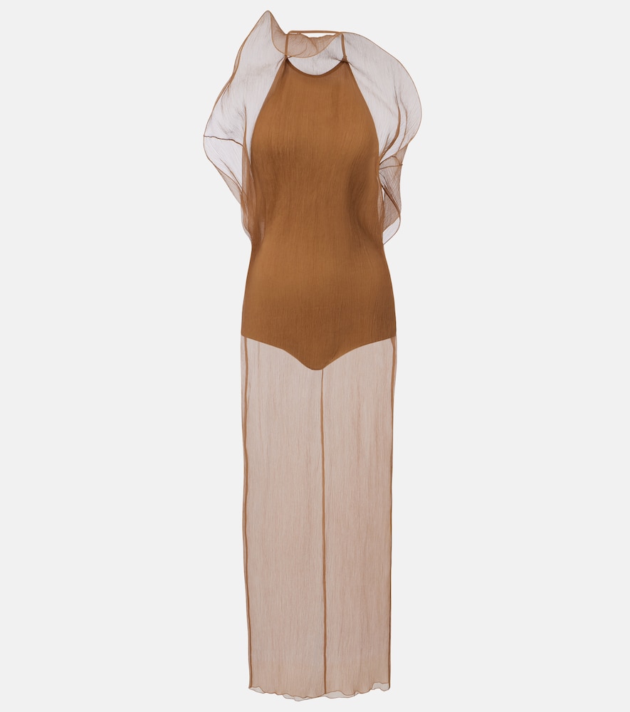 Robe aus Seidenorganza
