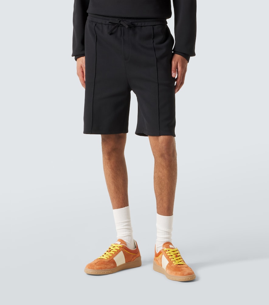  Valentino Valentino Shorts De Jersey En Mezcla De Algodón 