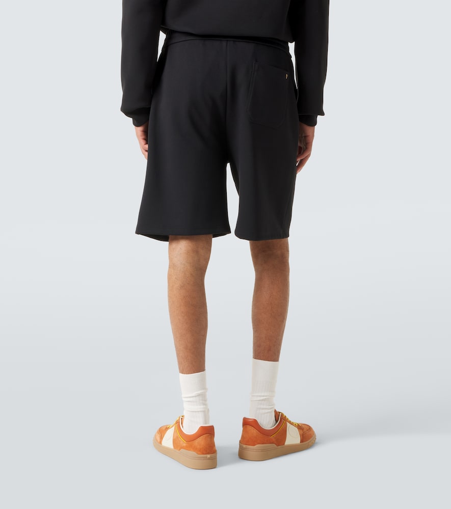  Valentino Valentino Shorts De Jersey En Mezcla De Algodón 