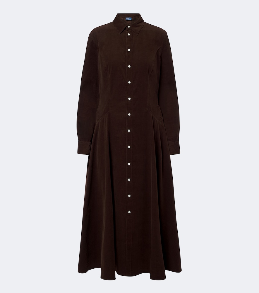 Minikleid aus Baumwollcord