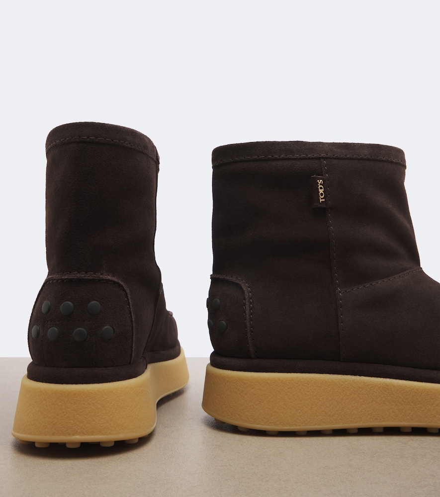 Gommino® Shearling-Lined Ankle Boots