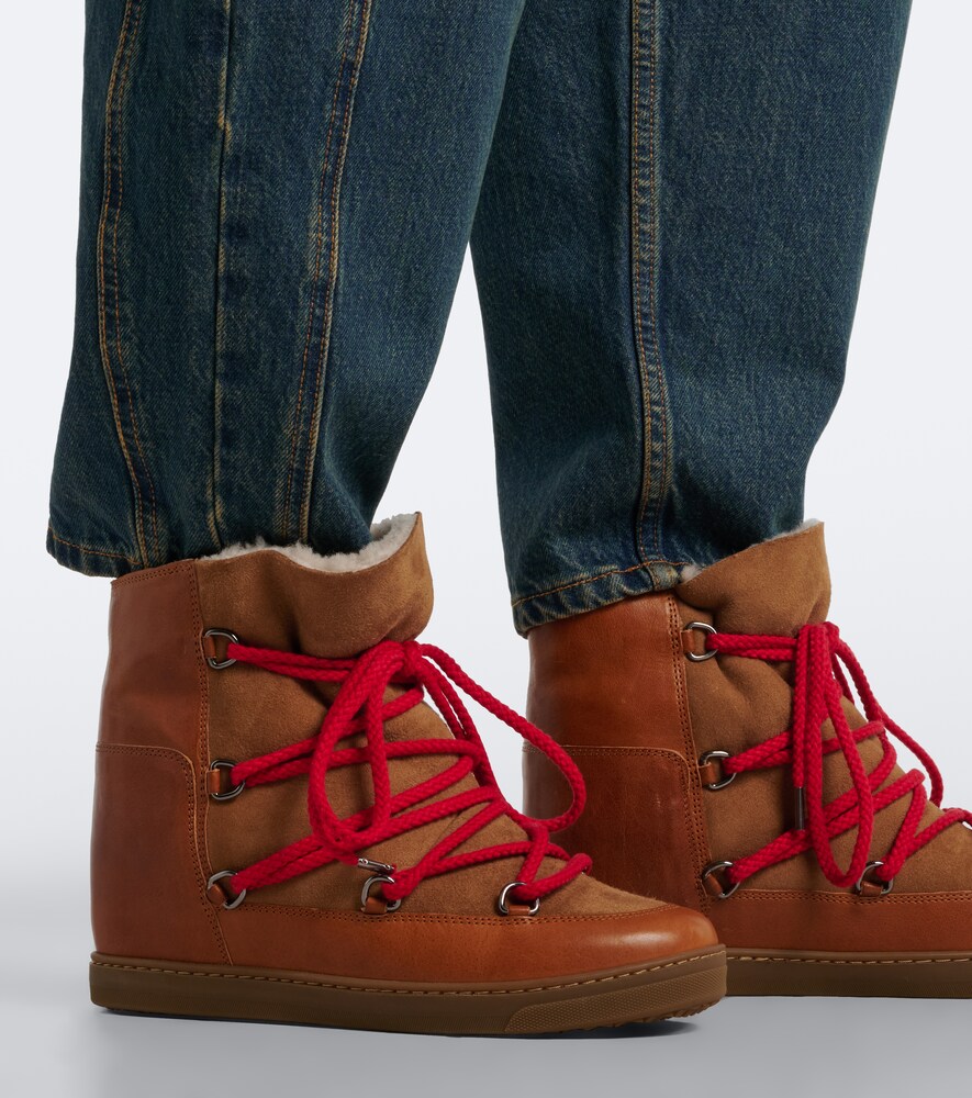 Nowles Shearling-Lined Leather Snow Boots