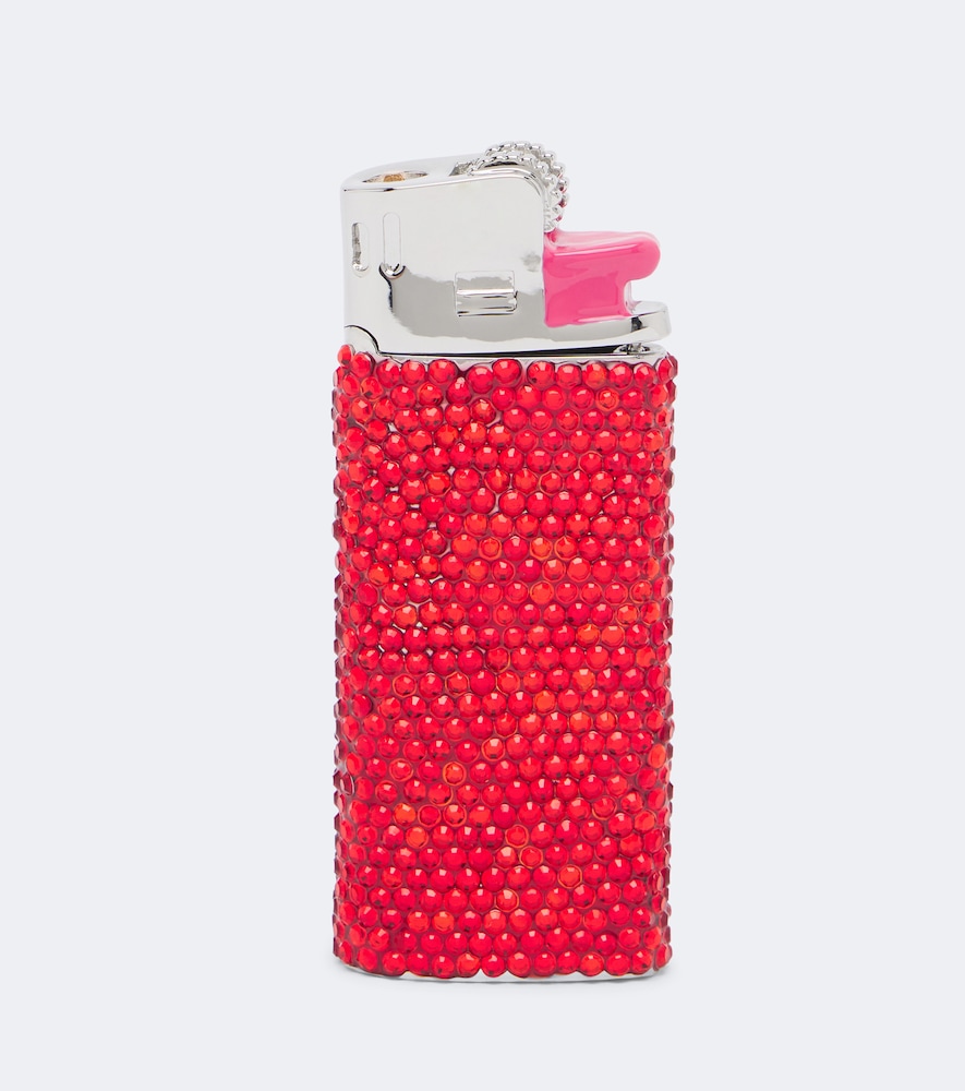Clutch Flame Miniature mit Kristallen