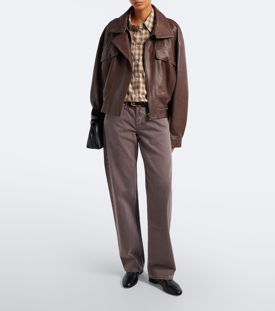 Low-Rise Straight Jeans