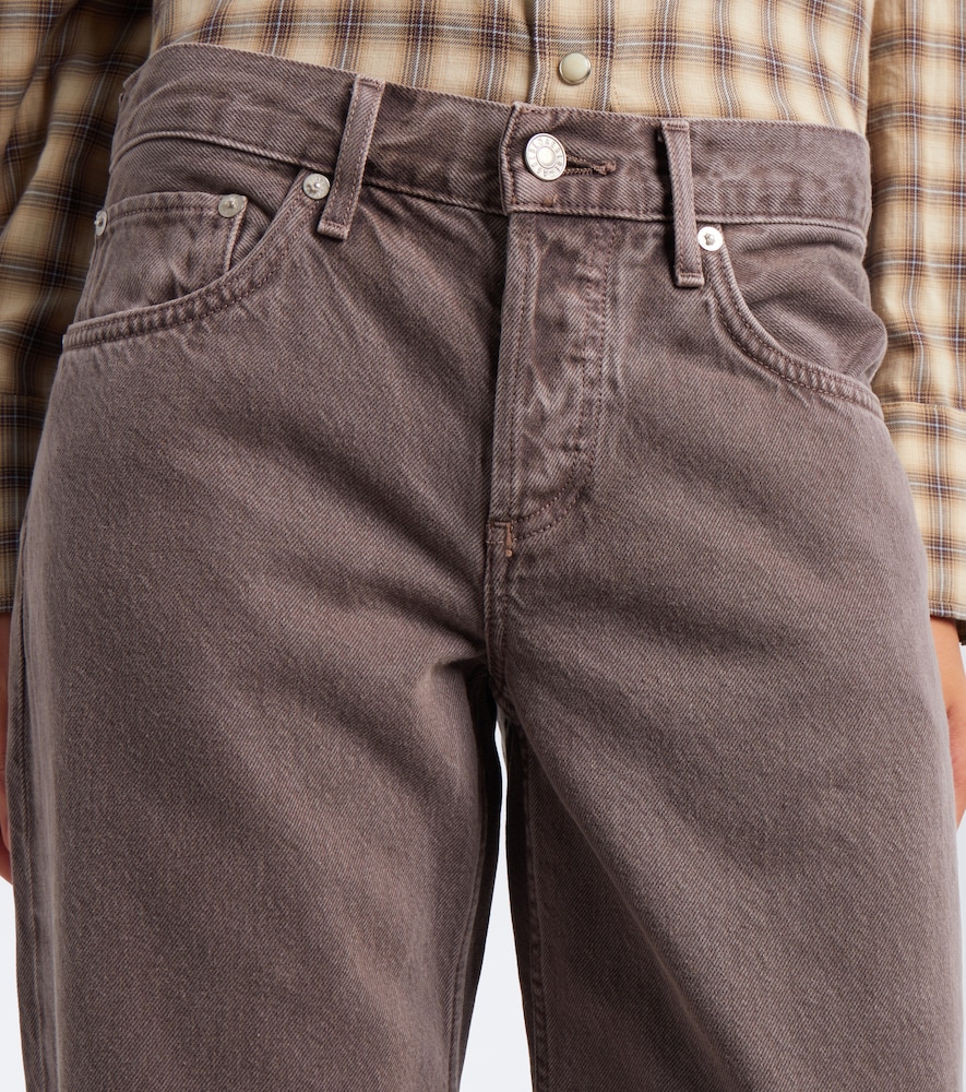 Low-Rise Straight Jeans