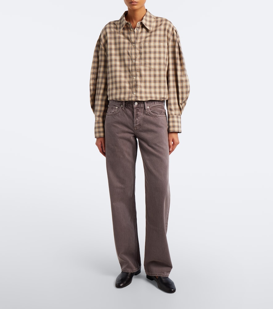 Low-Rise Straight Jeans