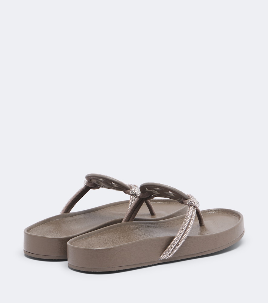 Miller Cloud Leather Thong Sandals