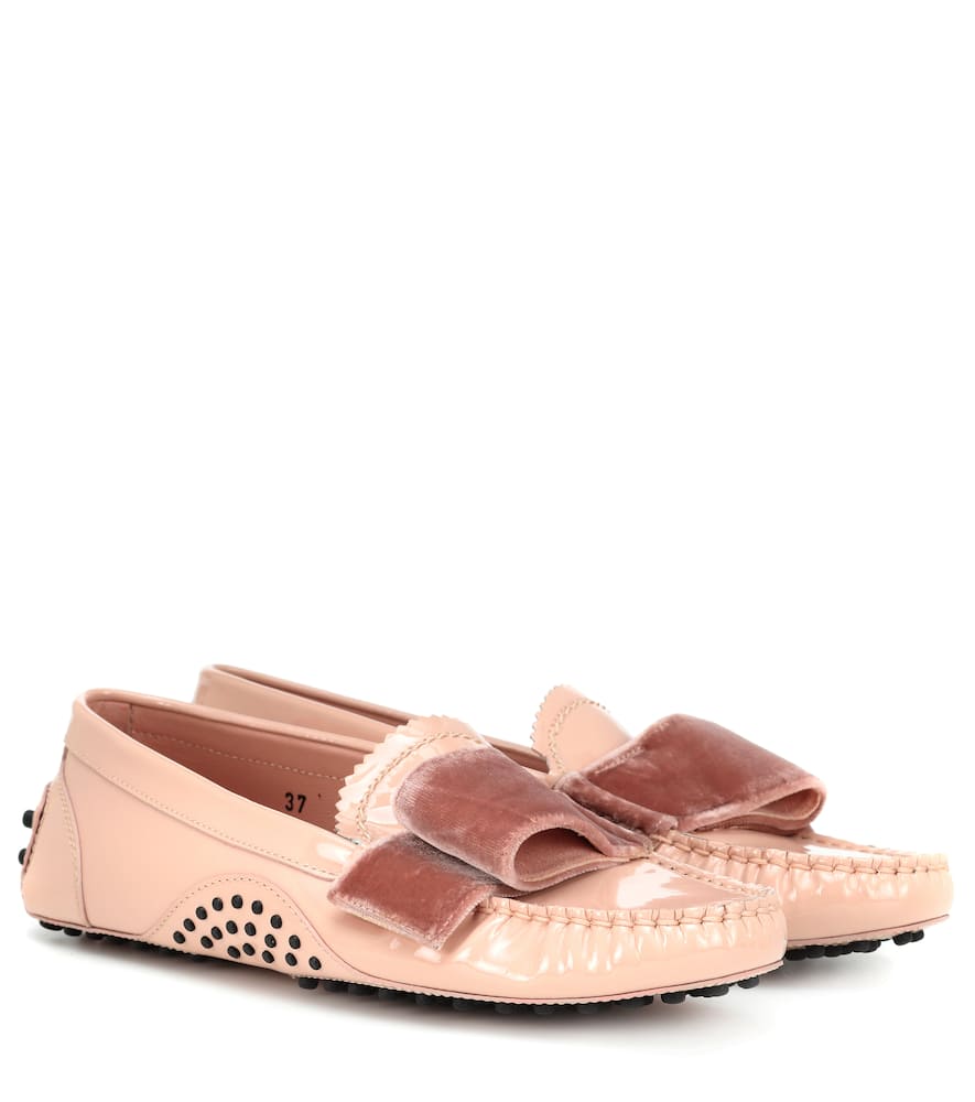 Click to view more detailed imagery on our partner's website Tod's X Alessandro Dell'acqua Patent Leather Loafers In M030 Pink