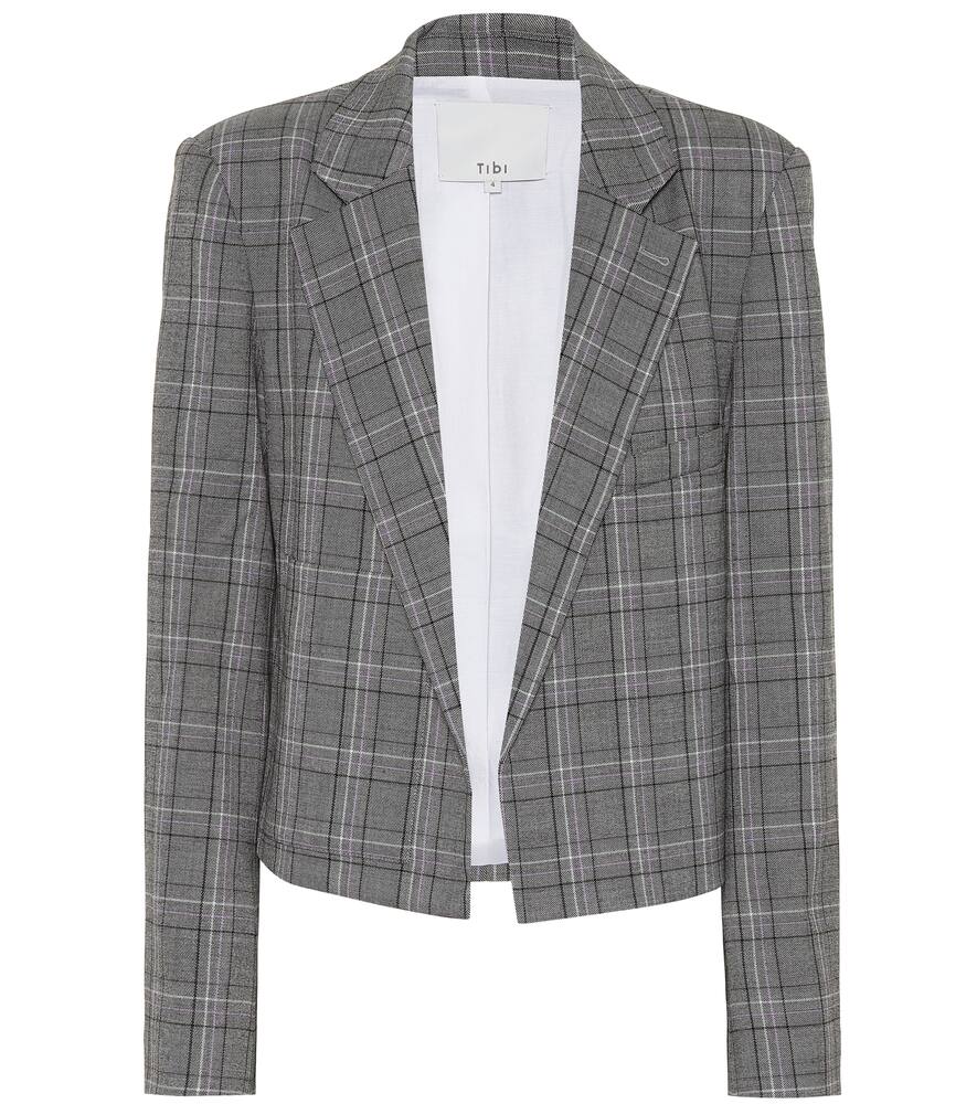 Click to view more detailed imagery on our partner's website Tibi James Cropped Blazer In Black