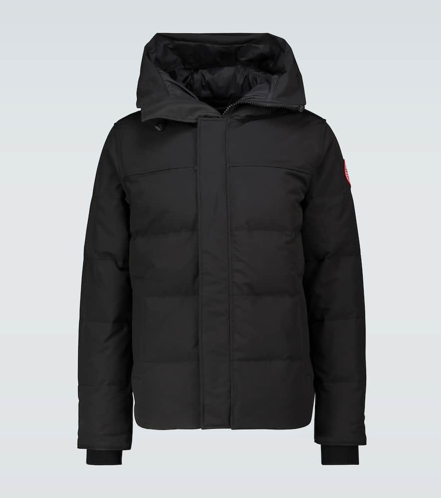 Canada Goose Macmillan Padded Parka Jacket In Black