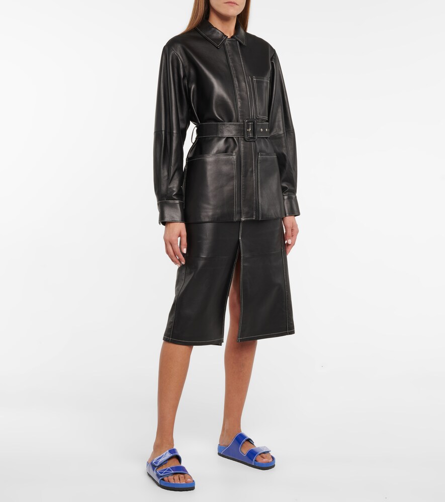 Proenza Schouler x Birkenstock leather slides