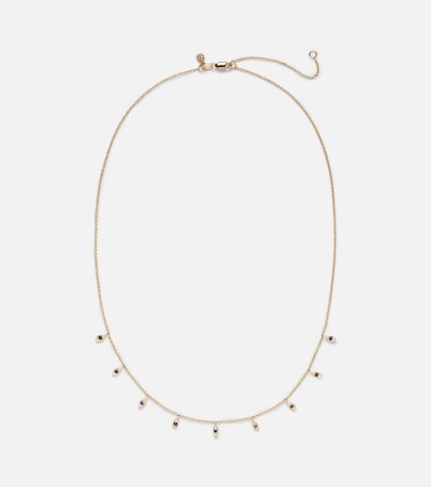 Sydney Evan Evil Eye 14kt yellow gold necklace