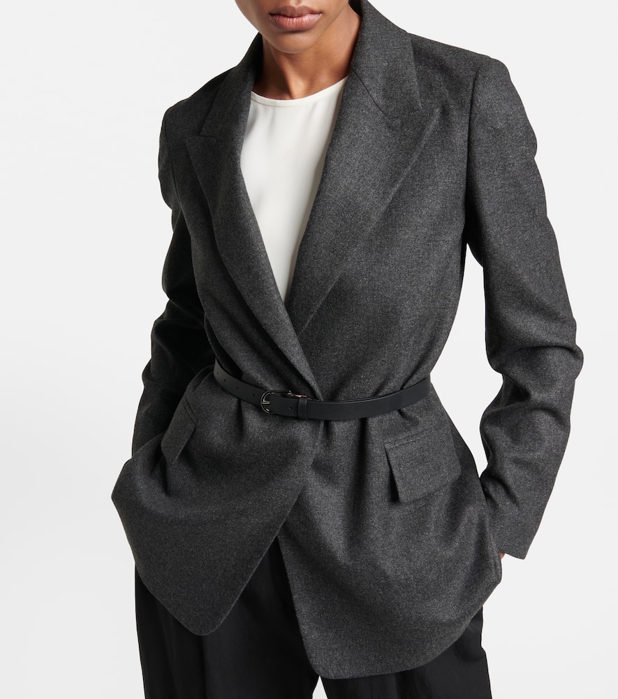 Shop Loro Piana Cashmere And Silk Blend Blazer