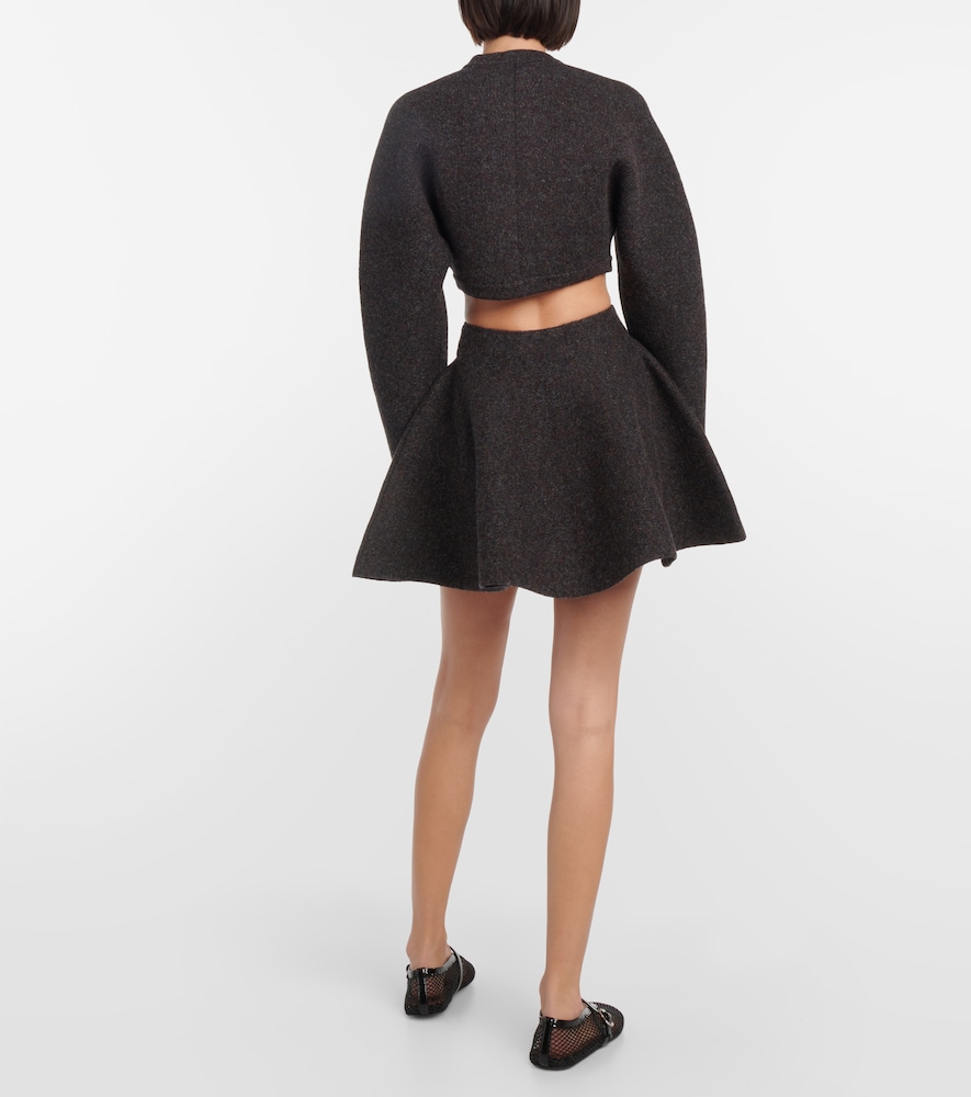  Alaia Alaia Wool-blend Miniskirt 