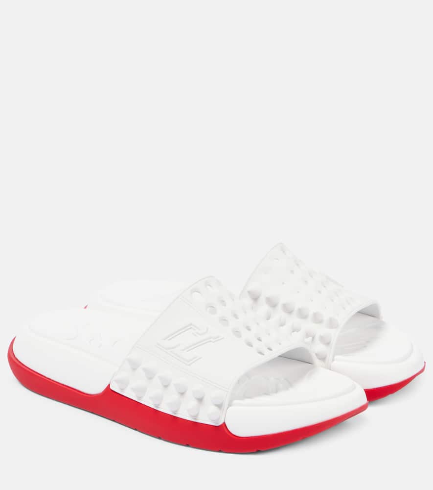 Christian Louboutin Pantoletten Take It Easy In Weiss