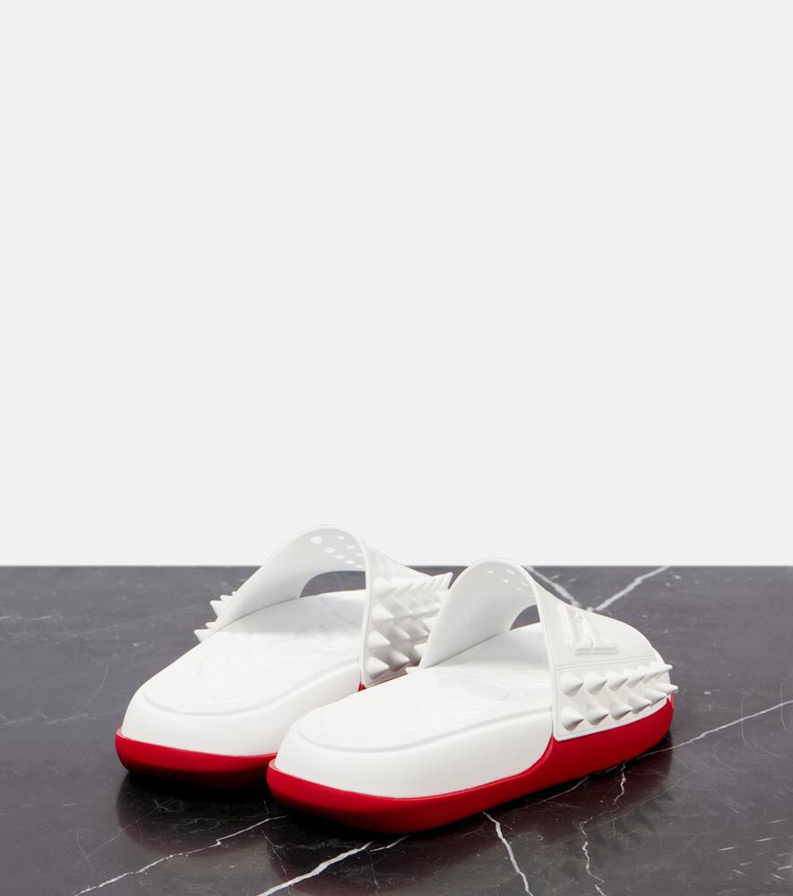 Christian Louboutin Pantoletten Take It Easy In Weiss