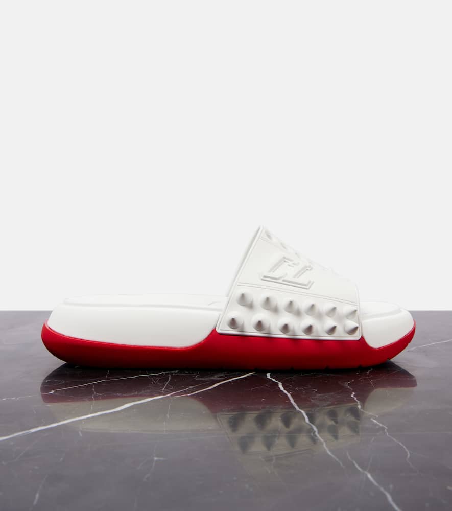 Christian Louboutin Pantoletten Take It Easy In Weiss