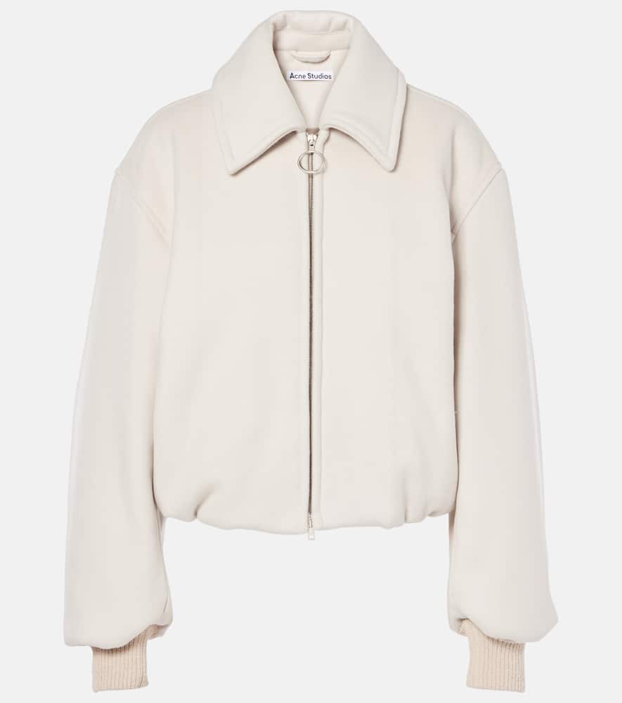 Acne Studios Wool-blend bomber jacket