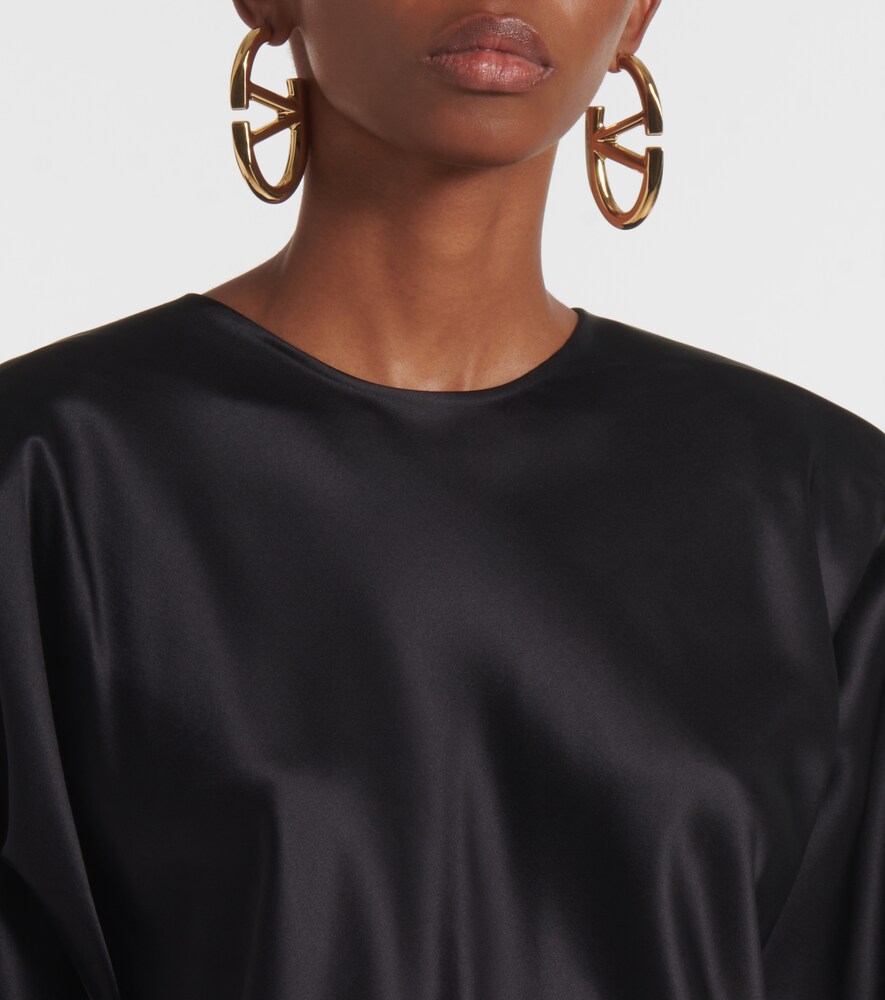  Valentino Valentino Robe Aus Seidensatin 